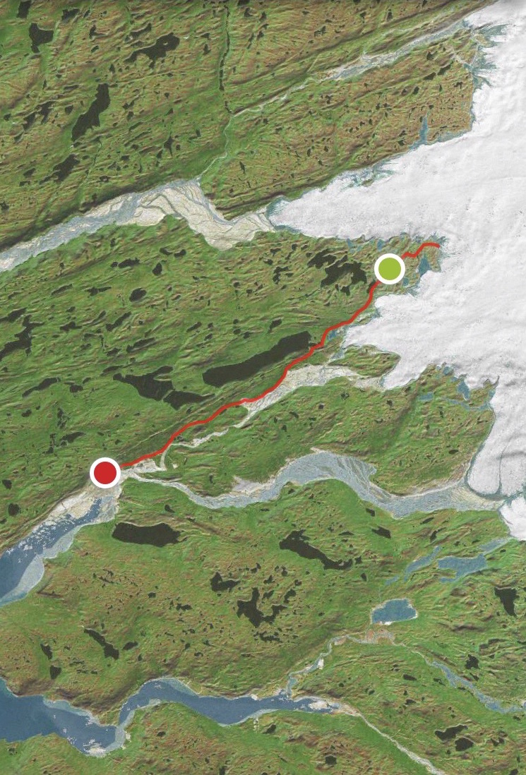 The Full Polar Marathon Route