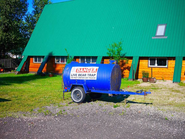 bear trap Cycling to the Canadian Rockies