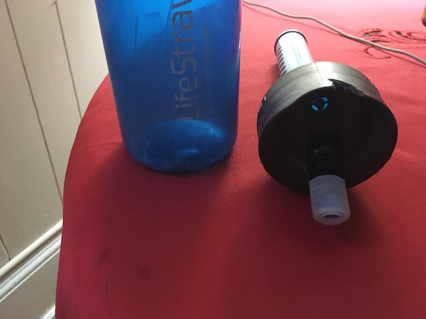 lifestraw bottle and lid
