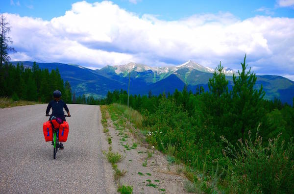 make money while cycle touring, cycling to the Canadian Rockies