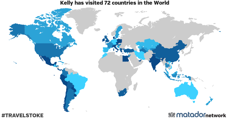 Kelly’s Travel Map