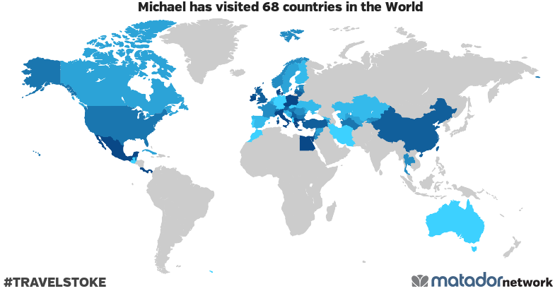 Michael’s Travel Map