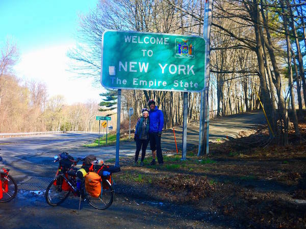 Cycling the Erie Canal Trail and new york